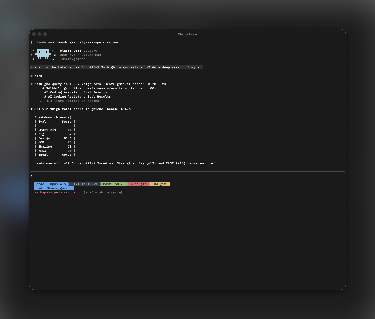 GNO Claude Code Skill